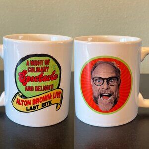 ALTON BROWN Live Last Bite Tour Mug: A Night of Culinary Spectacle and Delight!